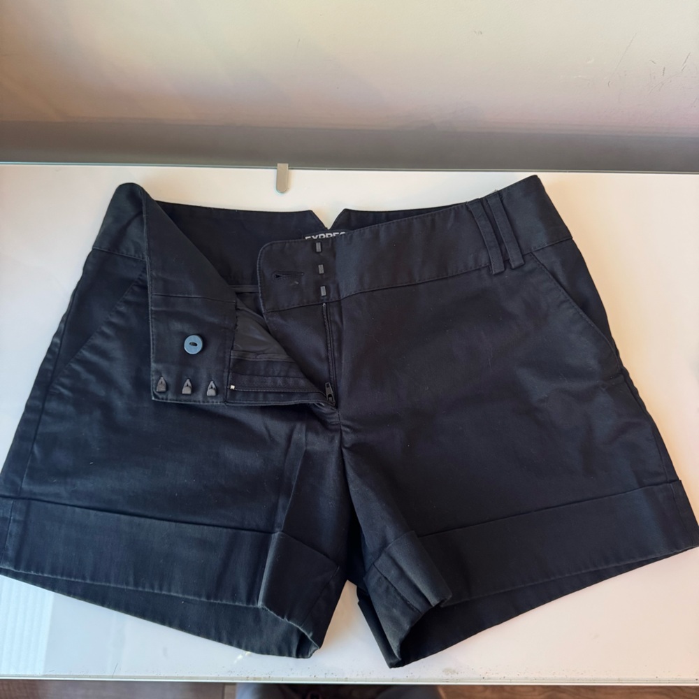 Express Black Shorts